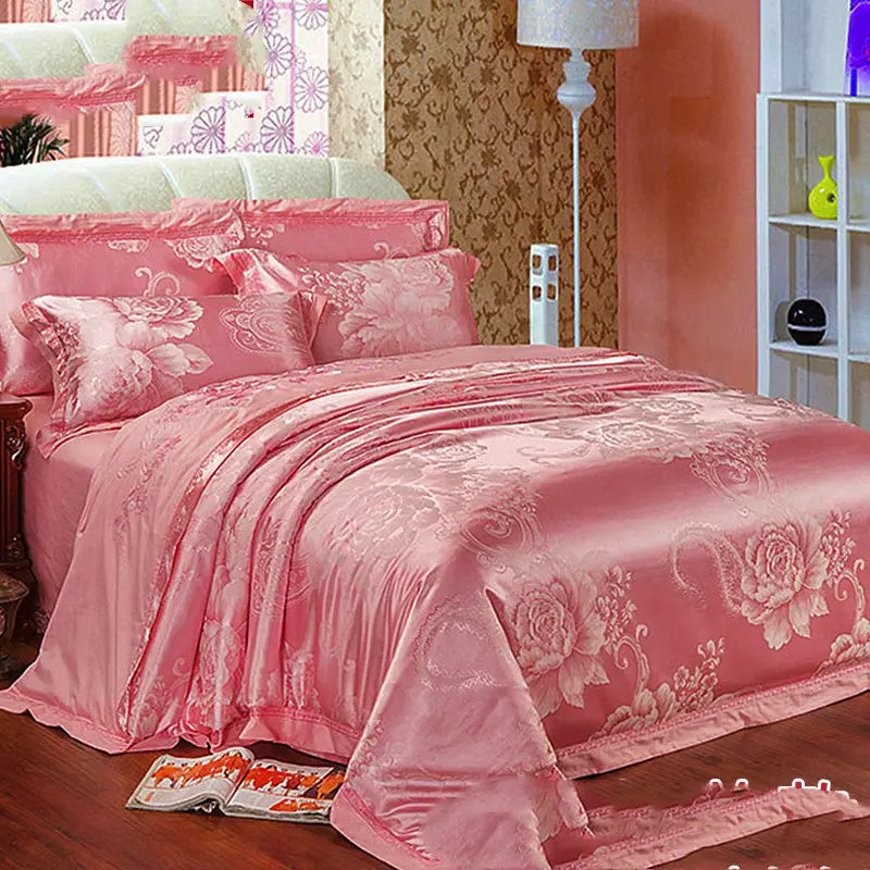 Duvet Cover Four-piece Cotton Satin Jacquard