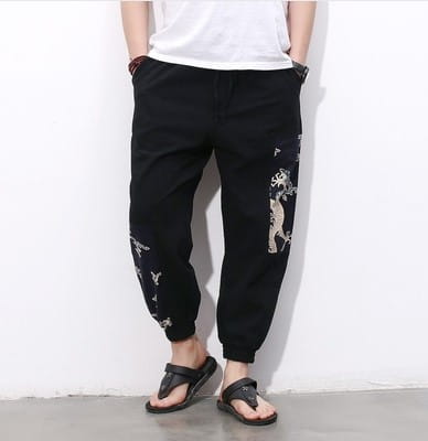 Men’s Plus Size Cotton And Linen Casual Pants