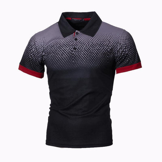 Popular Fashion Men's Shirt Polo Shirt Light Board Advertising Campaign Work Clothes