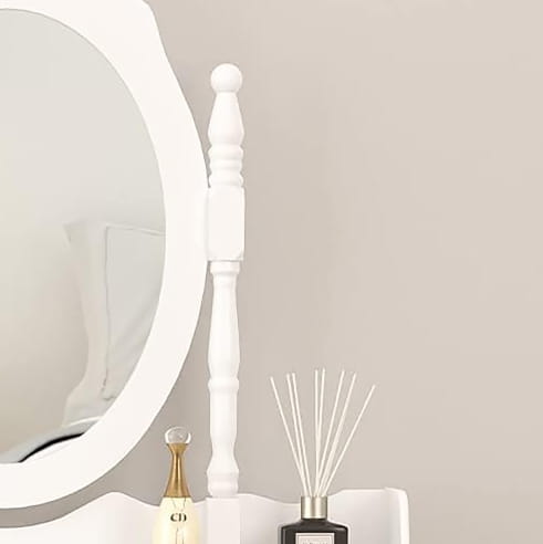 Vanity Table Set With 4 Drawer