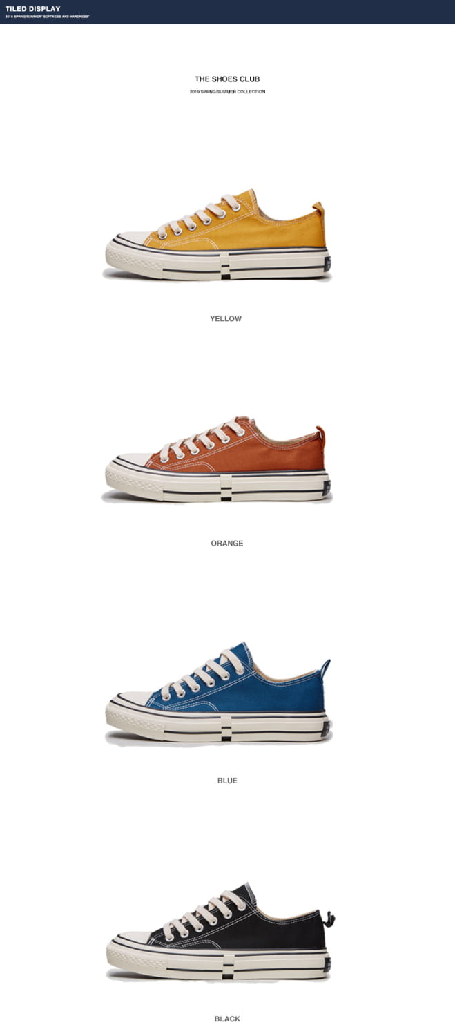 INF casual low canvas shoes