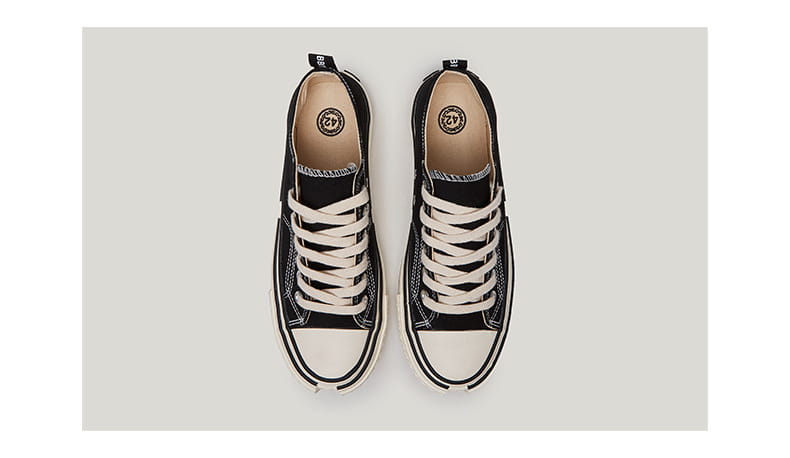 INF casual low canvas shoes