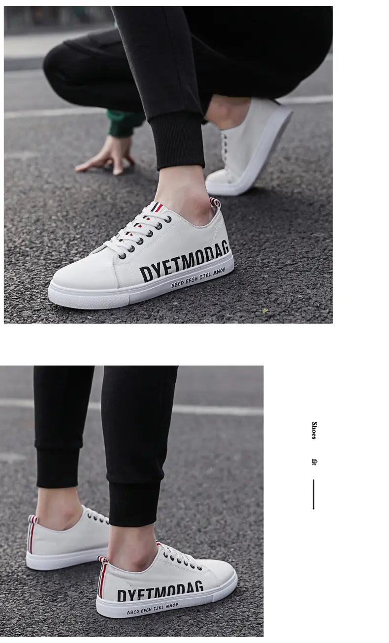 Spring canvas shoes for men