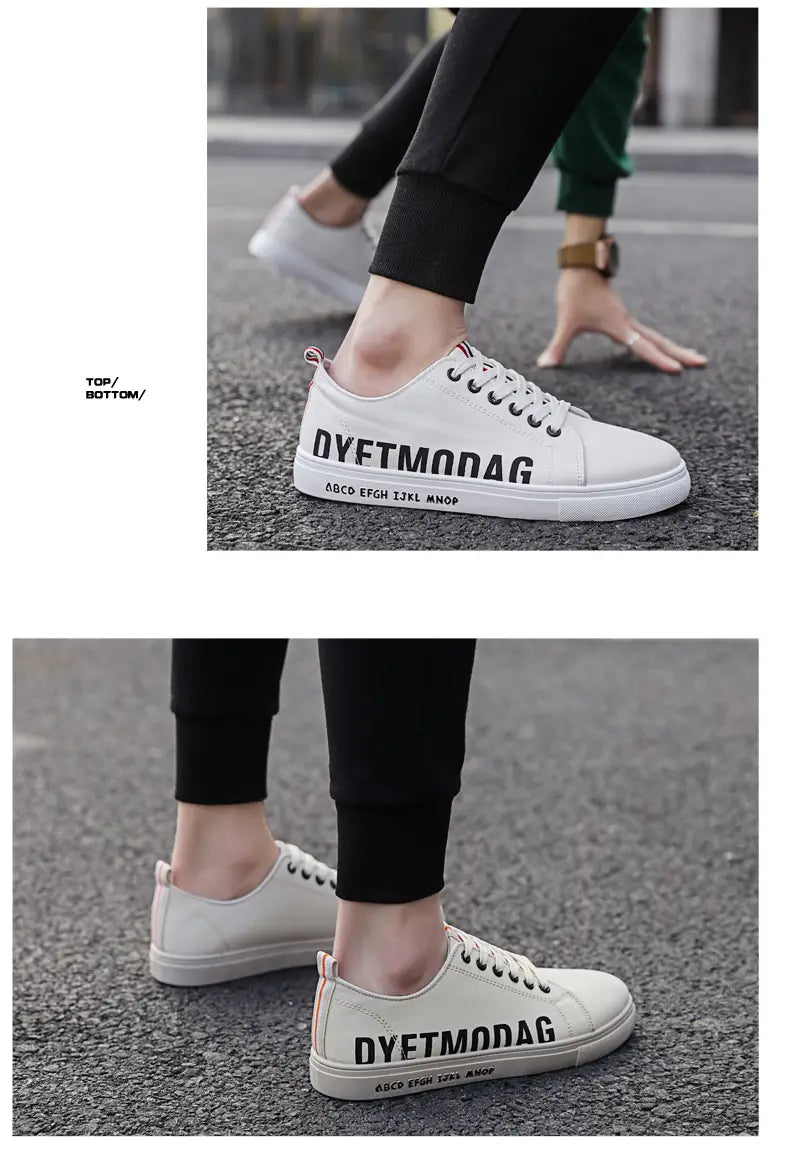 Spring canvas shoes for men