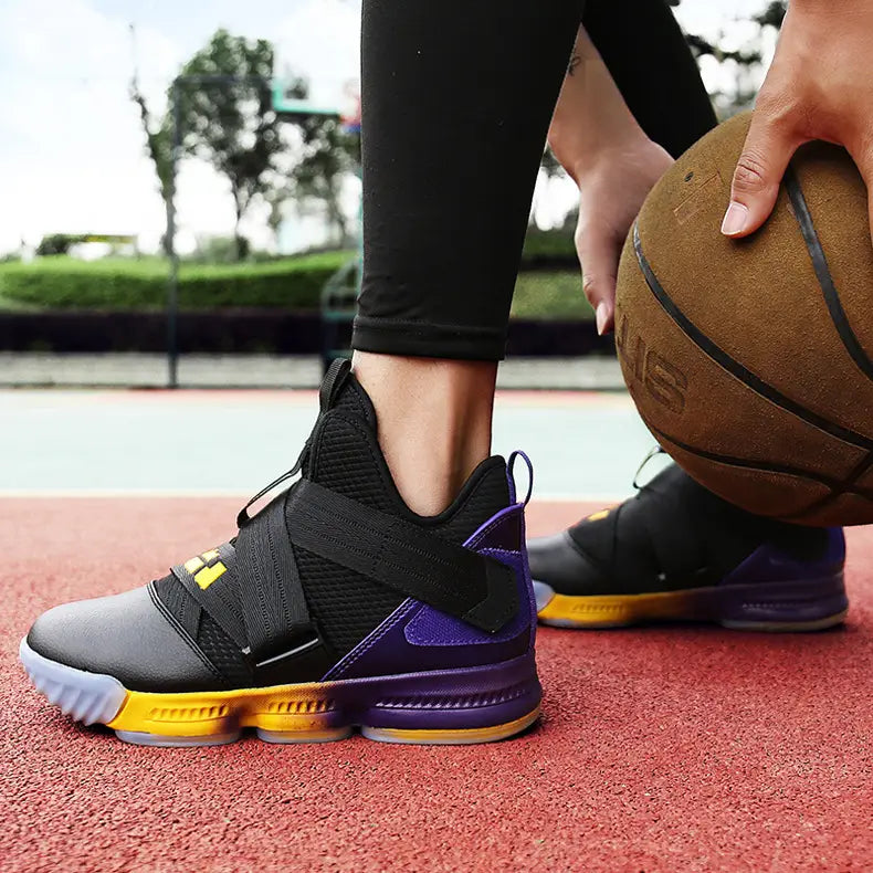 High top basketball shoes