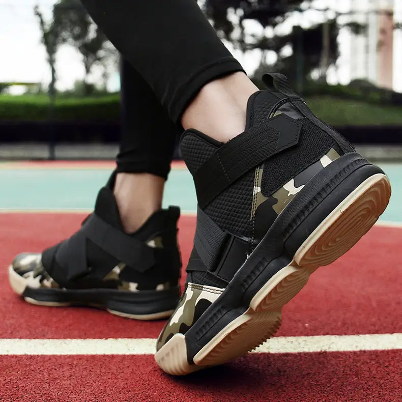 High top basketball shoes