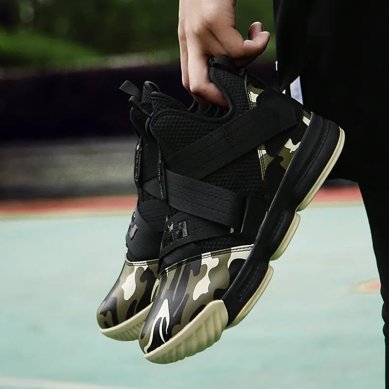 High top basketball shoes