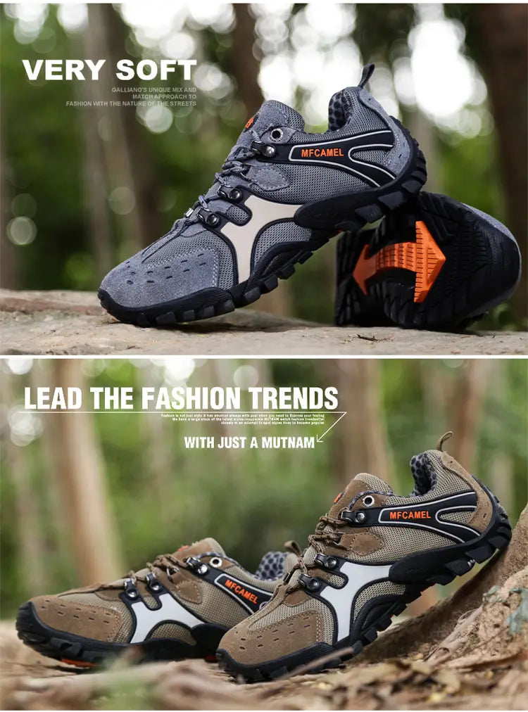 Outdoor men’s hiking shoes four seasons camping