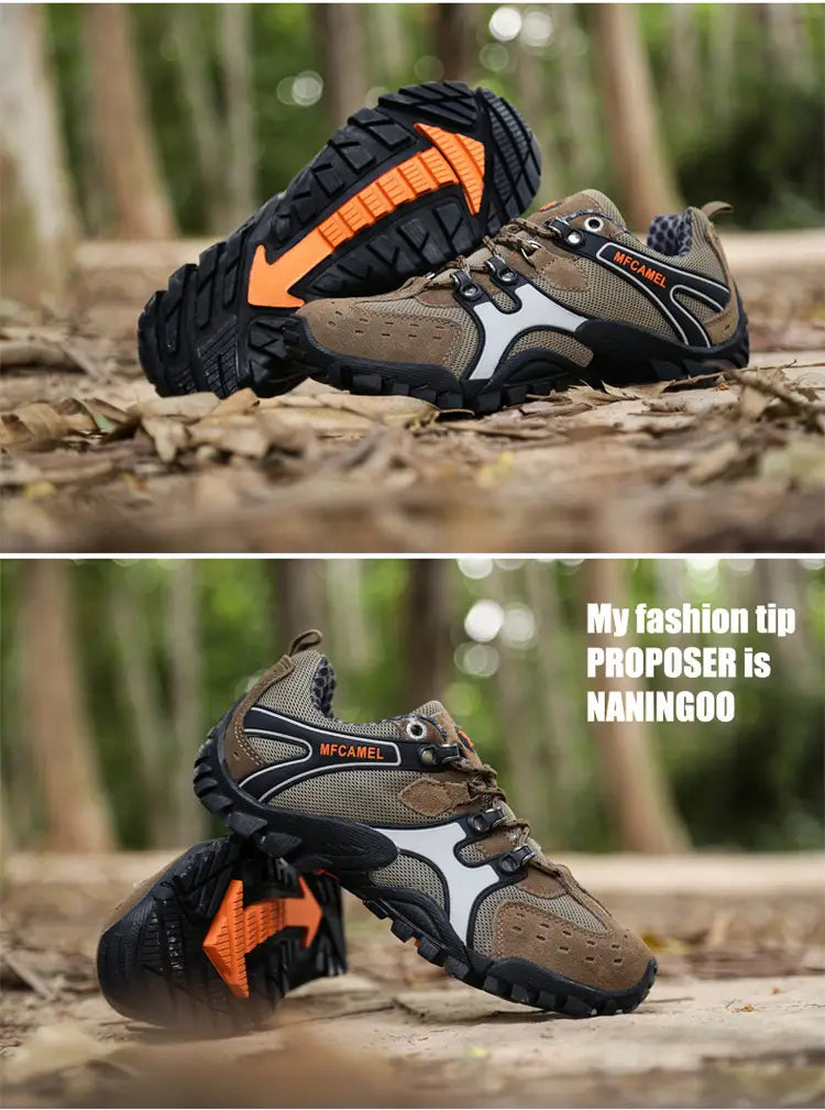 Outdoor men’s hiking shoes four seasons camping