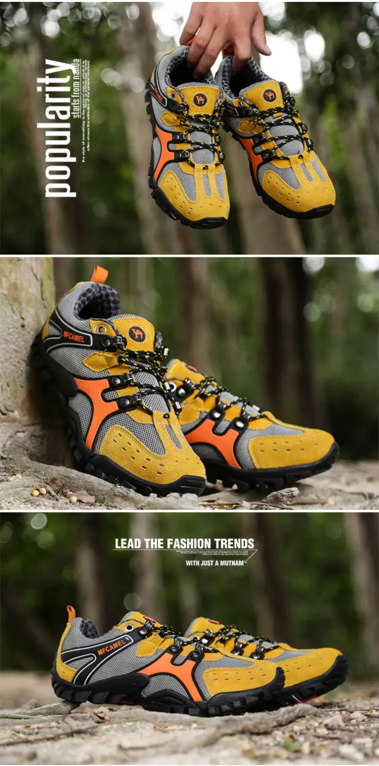 Outdoor men’s hiking shoes four seasons camping