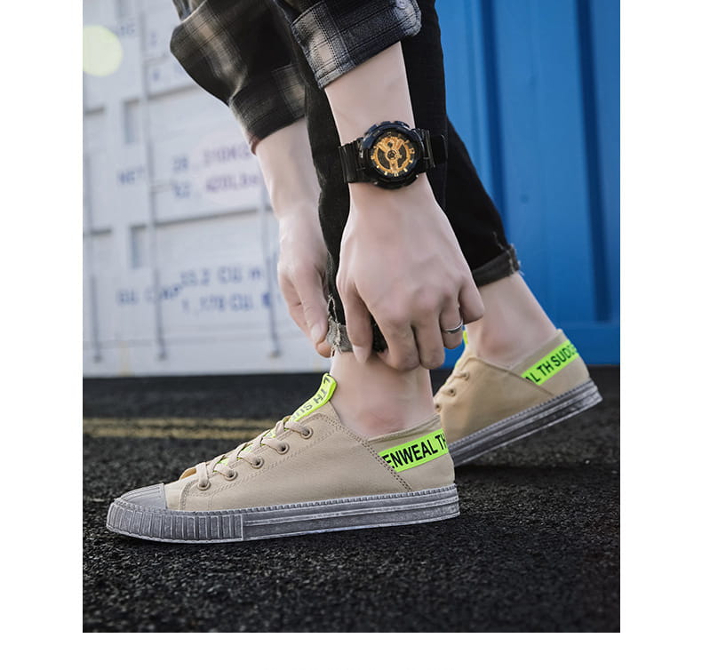 Breathable canvas shoes