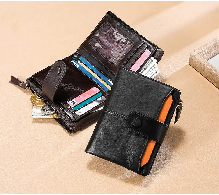 Cowhide men’s wallet