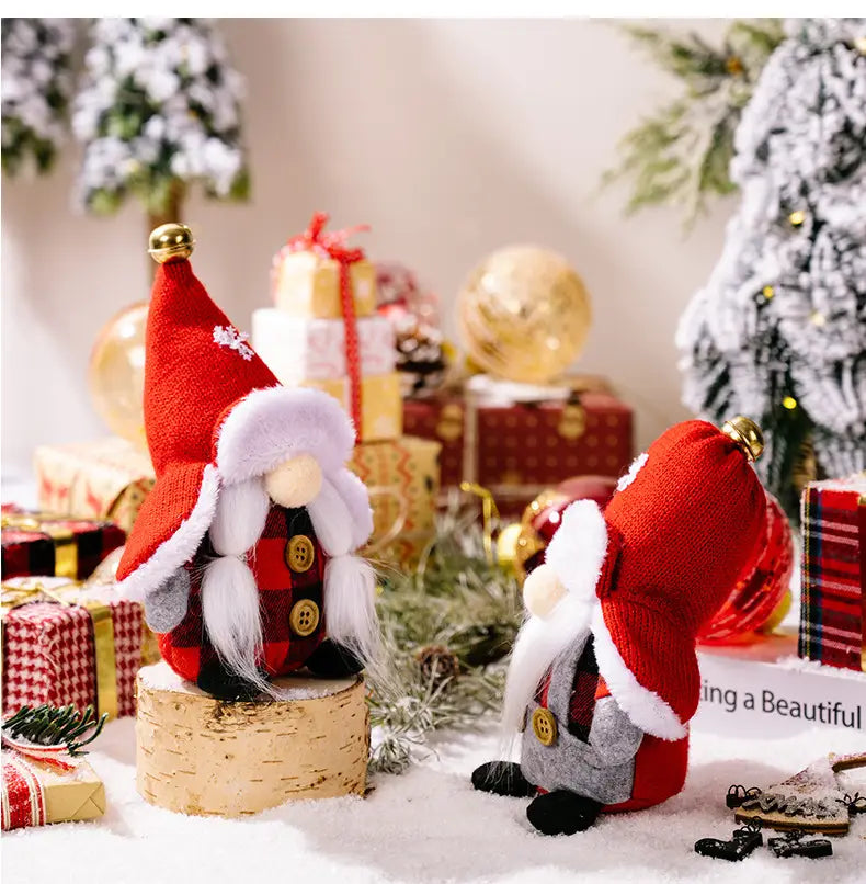 New Christmas Decorations Faceless Doll Ornaments