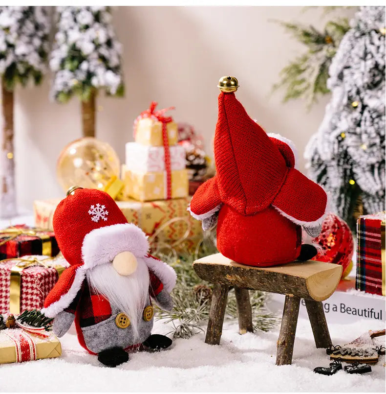 New Christmas Decorations Faceless Doll Ornaments