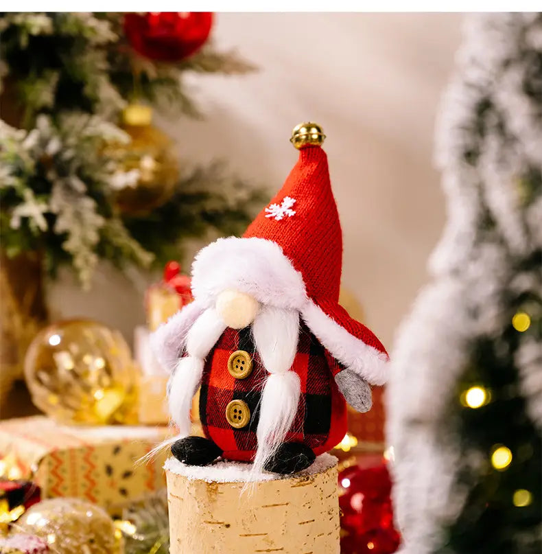 New Christmas Decorations Faceless Doll Ornaments