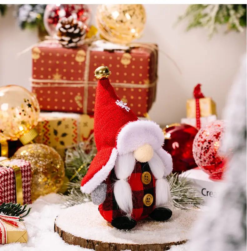 New Christmas Decorations Faceless Doll Ornaments