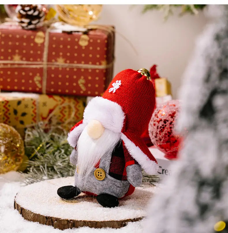 New Christmas Decorations Faceless Doll Ornaments