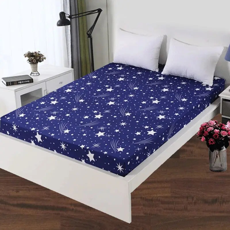 Mattress cover printed sheets