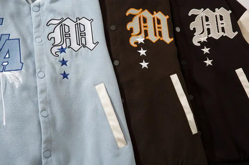 Loose Men’s And Women’s Embroidered Baseball Uniforms