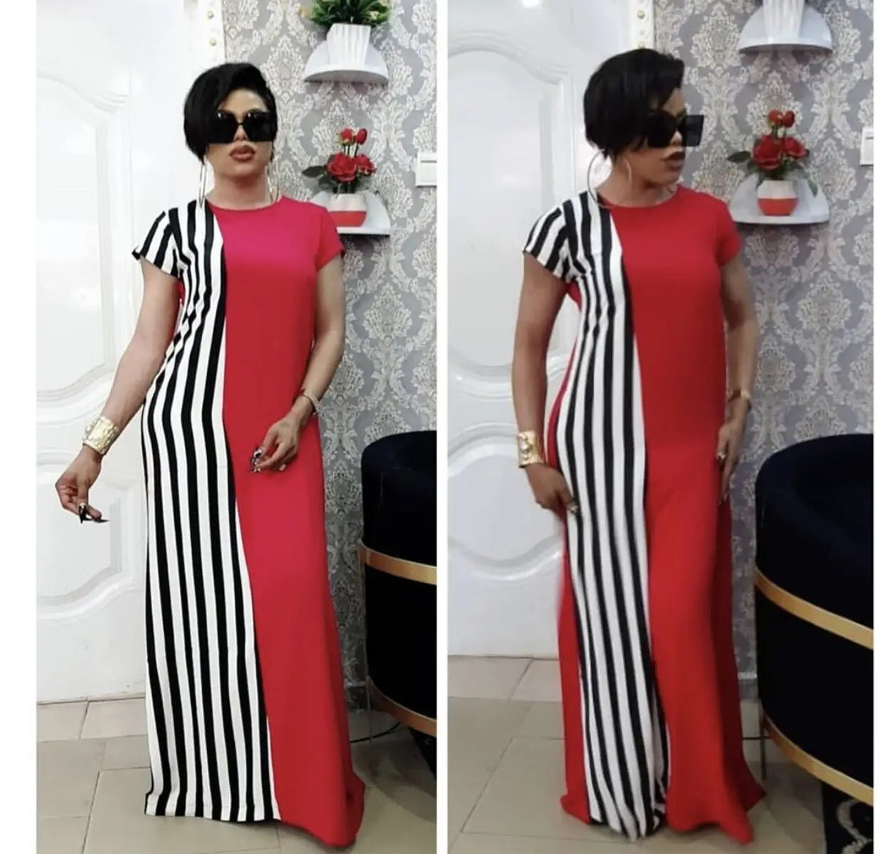 Summer Loose Long Ladies Skirt African Clothing