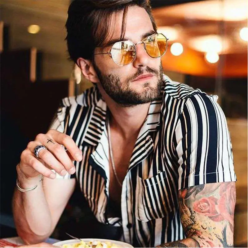 Men Summer Holiday Hawaiian Shirts