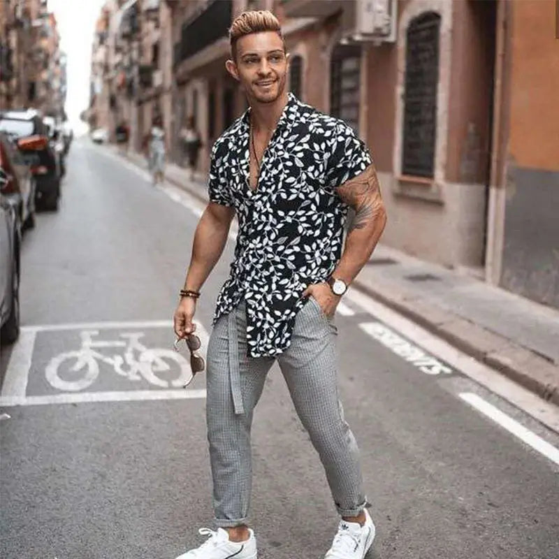 Men Summer Holiday Hawaiian Shirts