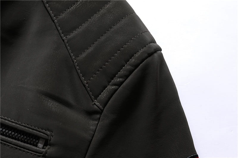 Men Fashion Pu Leather Jackets Coats