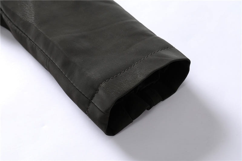 Men Fashion Pu Leather Jackets Coats