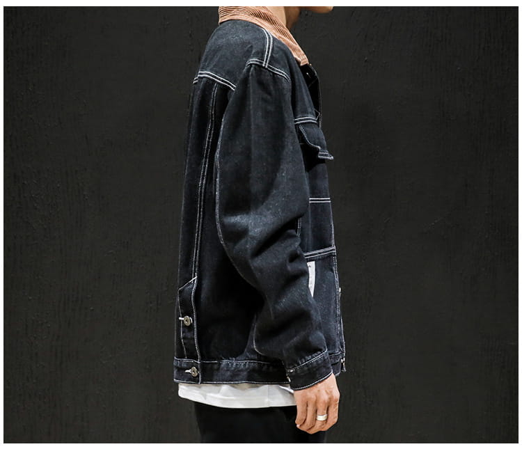 Men Balck Denim Jackets