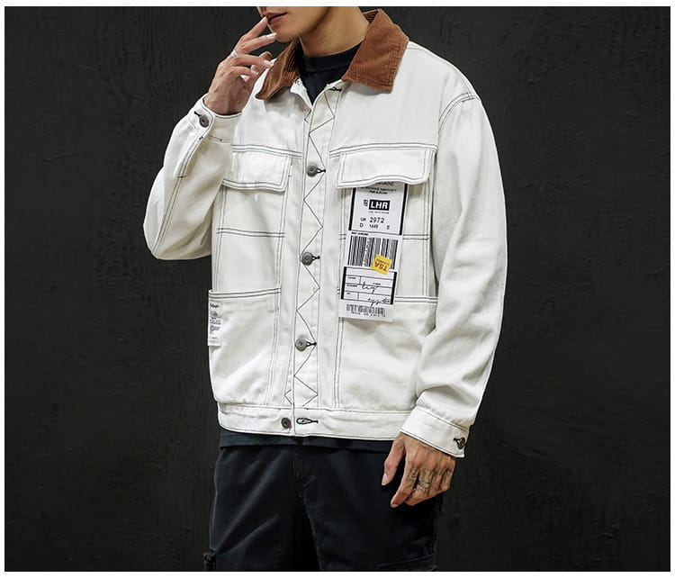 Men Balck Denim Jackets