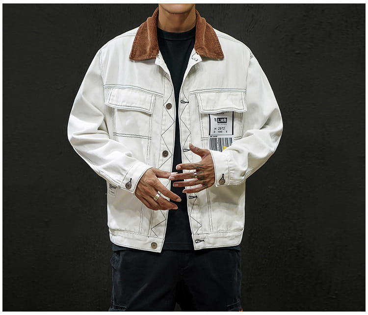 Men Balck Denim Jackets