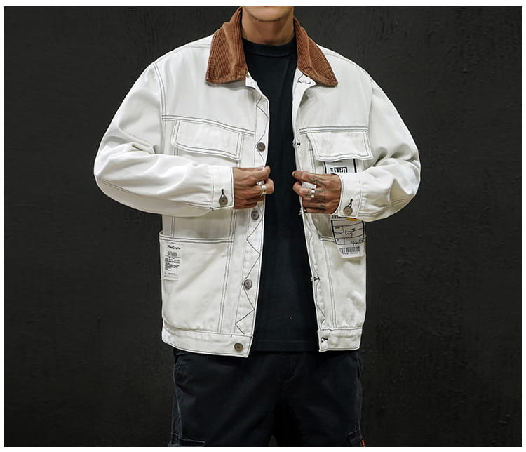 Men Balck Denim Jackets