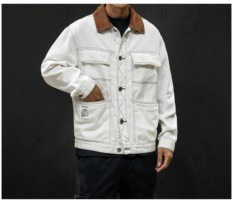 Men Balck Denim Jackets