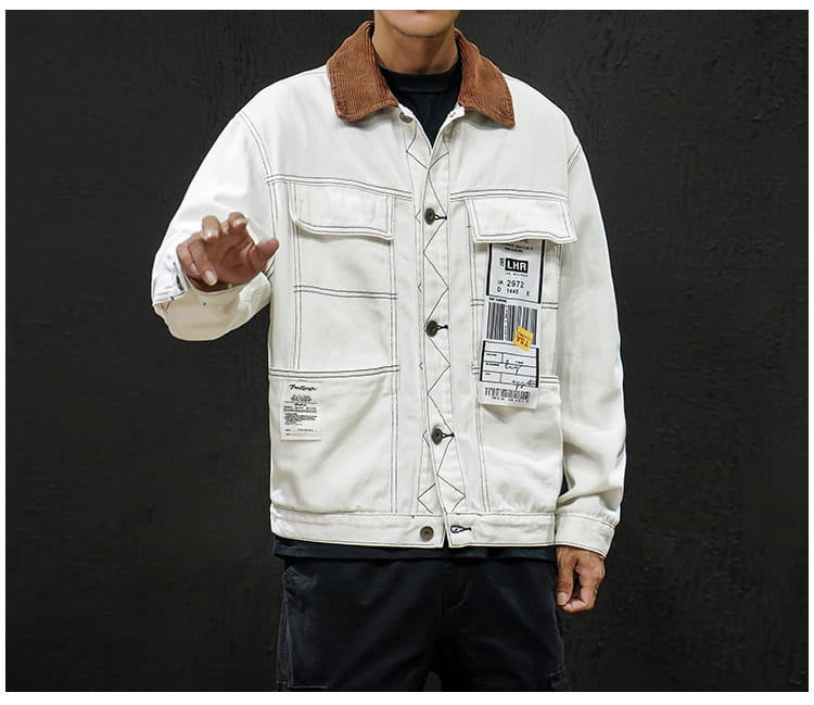 Men Balck Denim Jackets