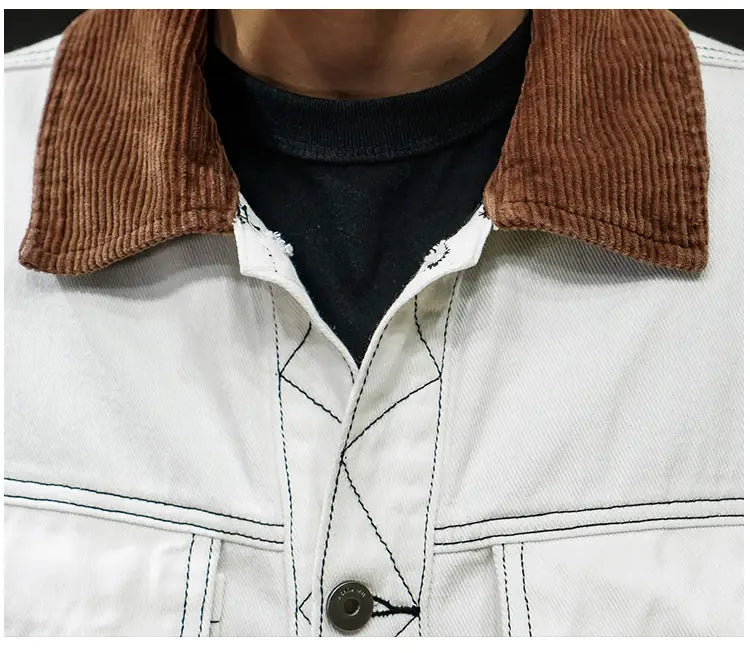 Men Balck Denim Jackets