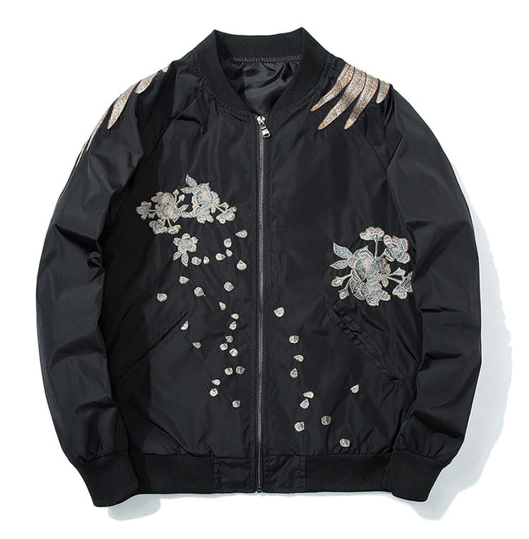 Embroidered jackets for men and women couples
