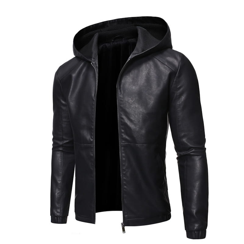 Men’s leather jacket motorcycle jacket