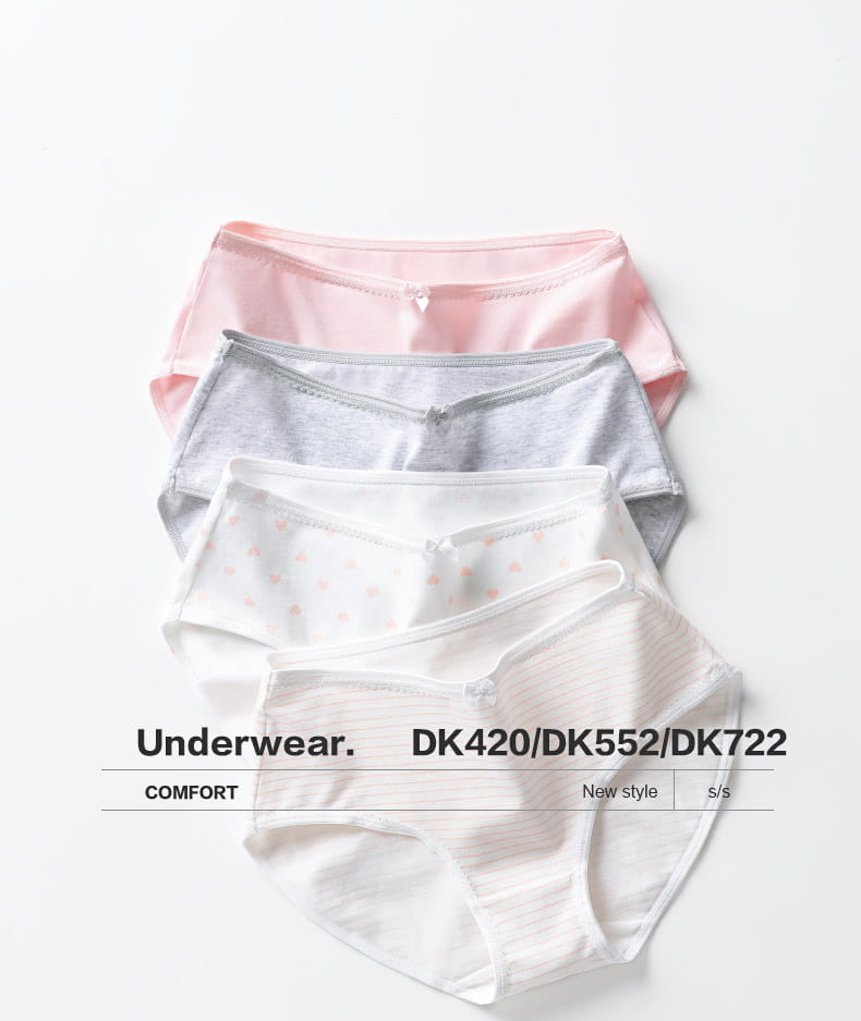 Pure cotton crotch ladies underwear