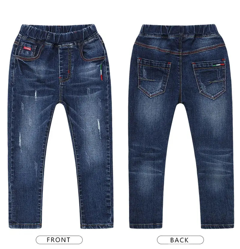 Boys’ denim trousers new style big children’s trousers spring and autumn children’s trousers