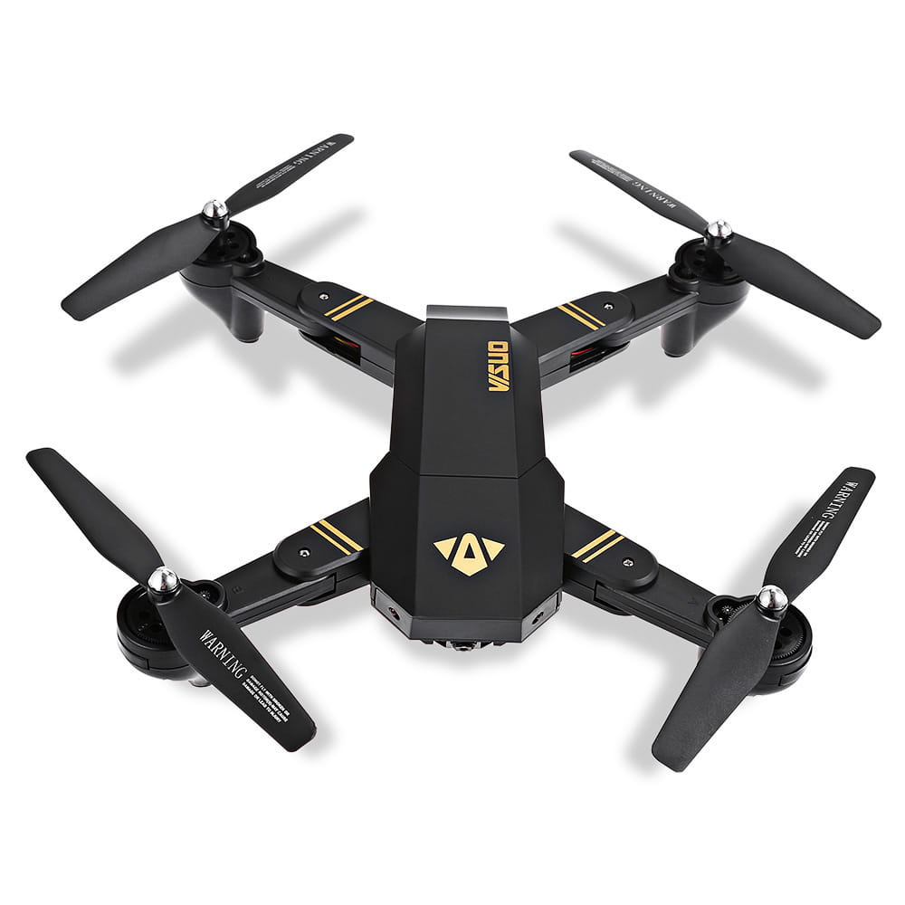 Folding fixed-height aerial drone