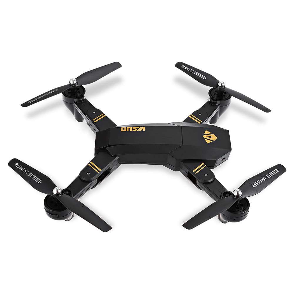 Folding fixed-height aerial drone