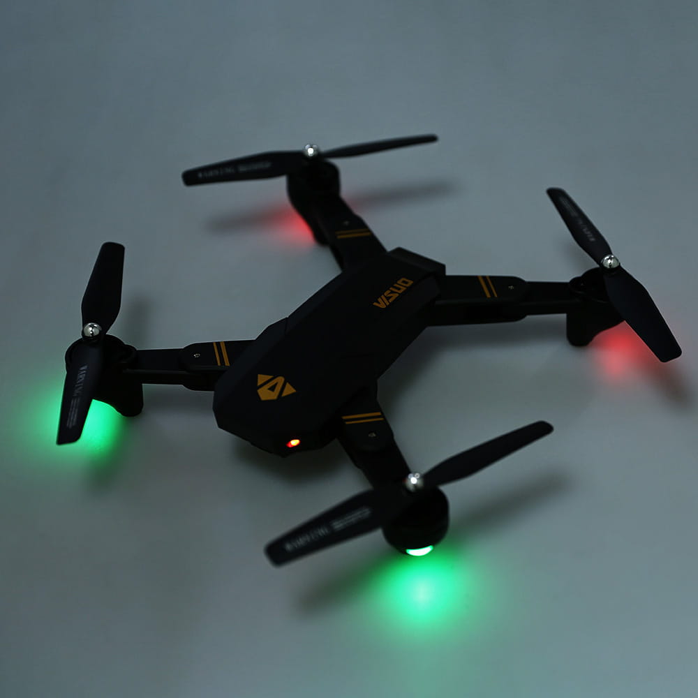 Folding fixed-height aerial drone