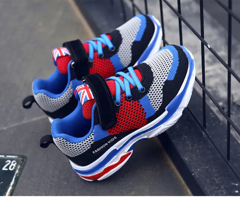Sports Shoes Mesh Breathable Running Shoes For Boys and Girls