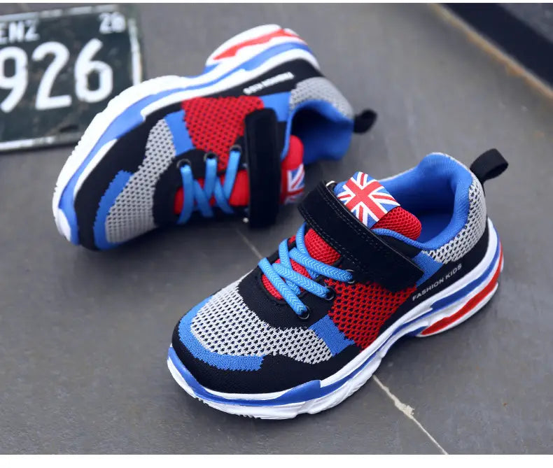 Sports Shoes Mesh Breathable Running Shoes For Boys and Girls