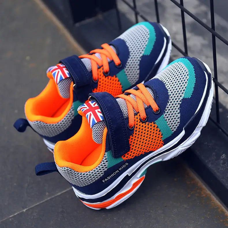 Sports Shoes Mesh Breathable Running Shoes For Boys and Girls