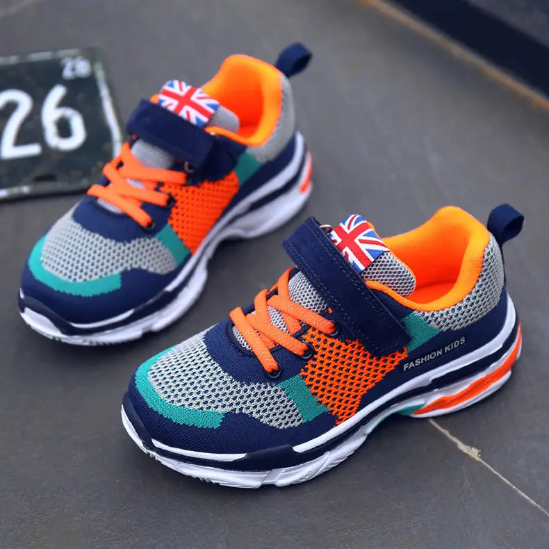 Sports Shoes Mesh Breathable Running Shoes For Boys and Girls