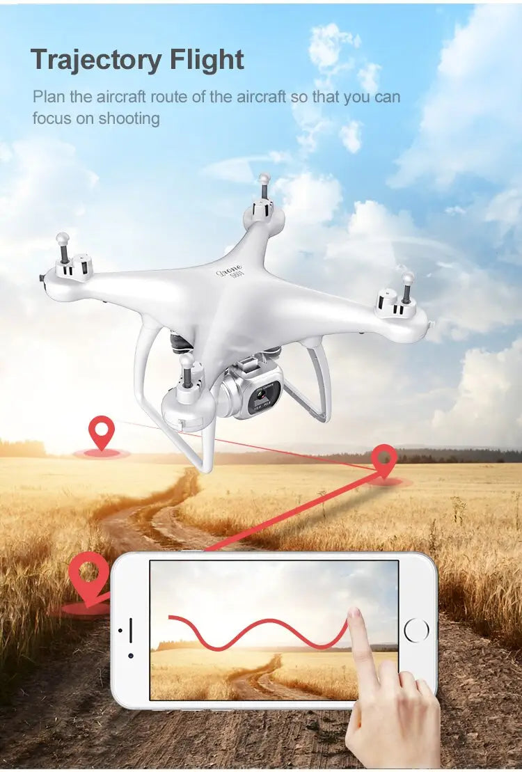 Cross-Border Drone Remote Control Aircraft HD 4k Dual Lens Camera Long Endurance Helicopter Model Fixed Altitude
