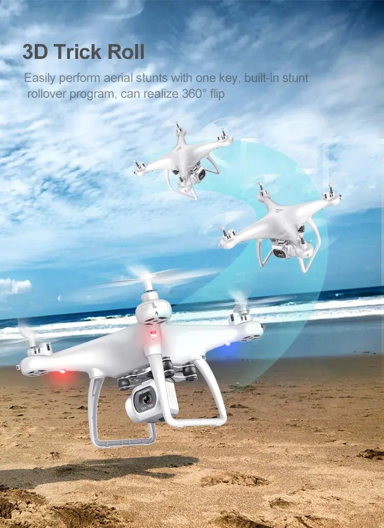 Cross-Border Drone Remote Control Aircraft HD 4k Dual Lens Camera Long Endurance Helicopter Model Fixed Altitude