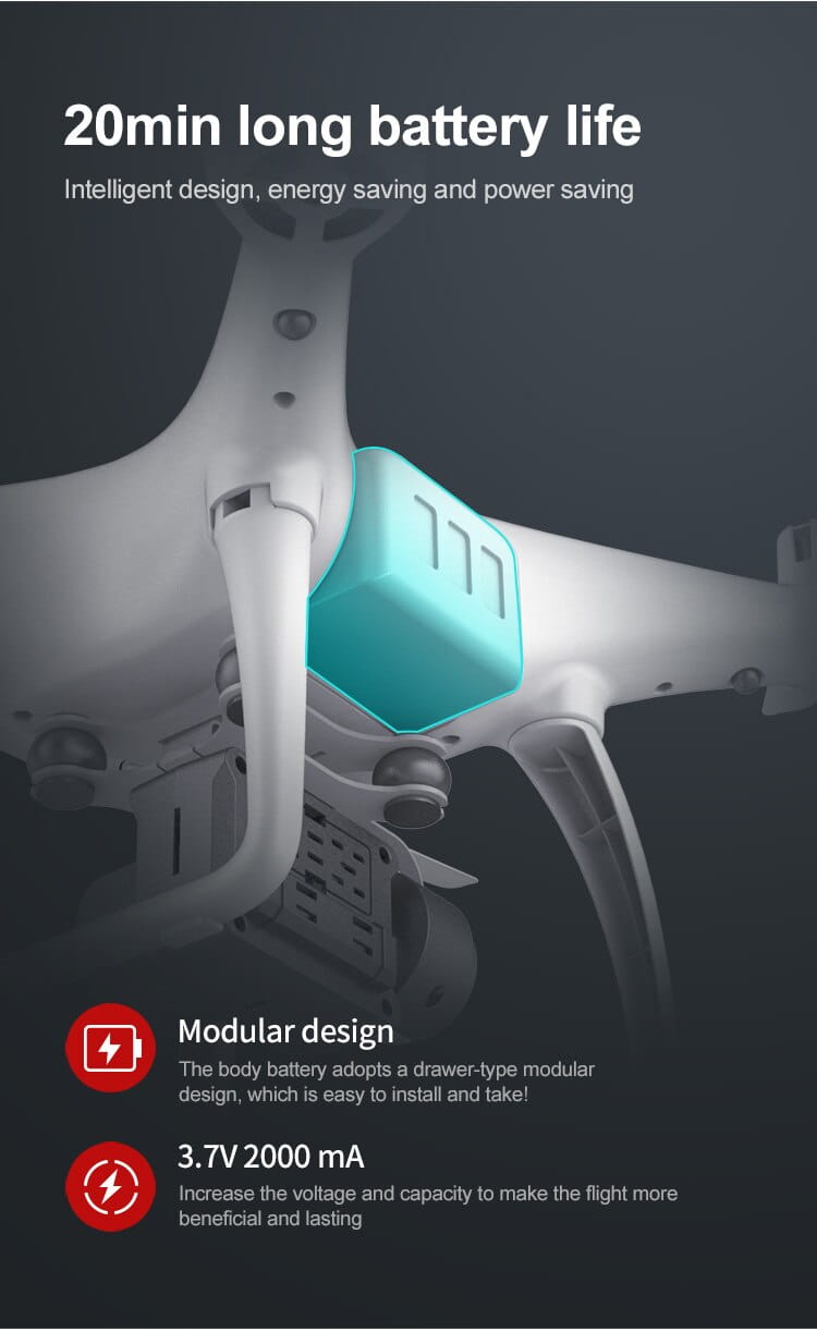 Cross-Border Drone Remote Control Aircraft HD 4k Dual Lens Camera Long Endurance Helicopter Model Fixed Altitude