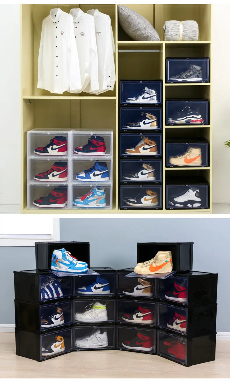 High-top shoe storage box